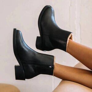 NWOT MATISSE Nate Leather Ankle Boot in Black size 6.5